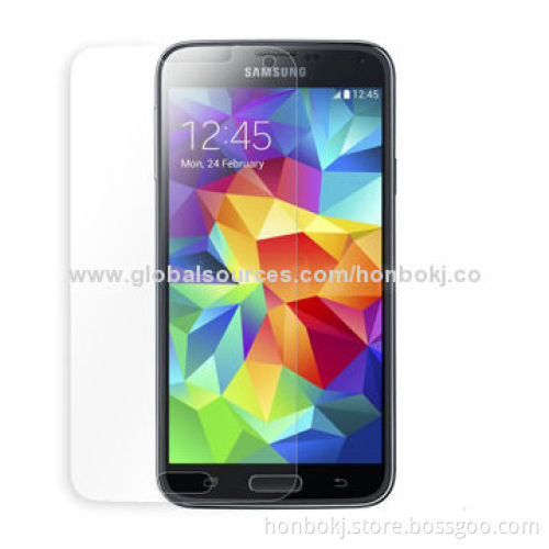 Anti-fingerprint screen protector, models for iPhone 5S/Samsung Galaxy S5/HTC M8 available